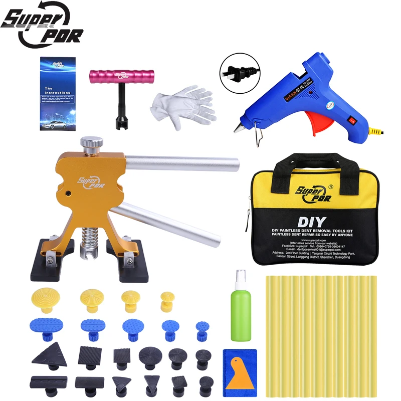 Super PDR Dent Pullers Suction Cup Glue Tabs Paintless Dent Removal