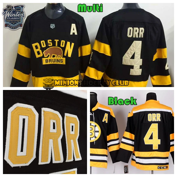 Vintage Boston Bruins Bobby Orr CCM Jersey Size Medium NHL 