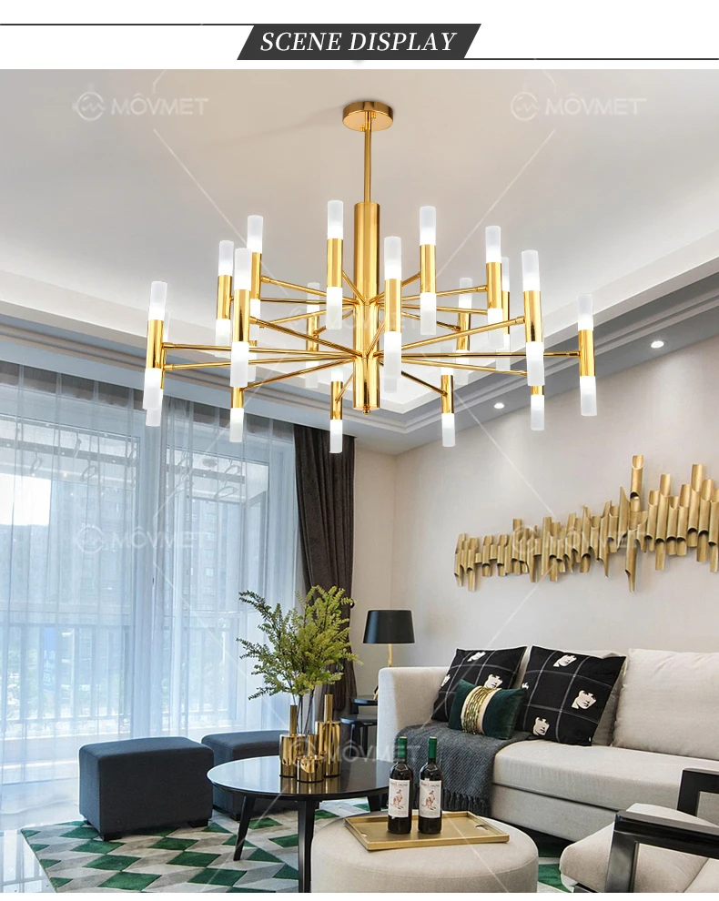 Designer de Moda Luz para Cozinha Moderna Ouro Preto Teto Arte Deco Suspenso Lustre Lâmpada Sala Estar Quarto Loft Led Mod. 136161 3 para cozinha sala estar quarto loft