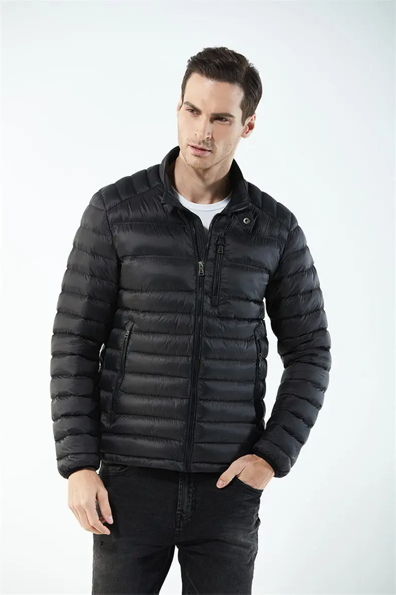 Зимние мужские куртки пальто водонепроницаемые мужские куртки и пальто стоячий воротник молния карманы машинная стирка европейский размер бренд MuLS