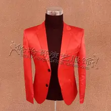 Облегающая одежда, мужские костюмы, дизайнерские, мужские, Terno, сценические костюмы для певцов, пиджак, мужские блейзеры, танцевальная звезда, стильное платье, красное
