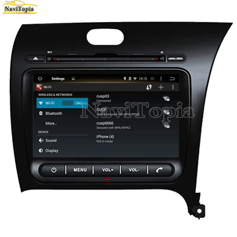Clearance NAVITOPIA 4G RAM 64G ROM PX6 Six Core Android 9.0 Car DVD GPS Navigation for Kia Cerato/K3/Forte RHD 2013 2014 2015 2016 2017- 15