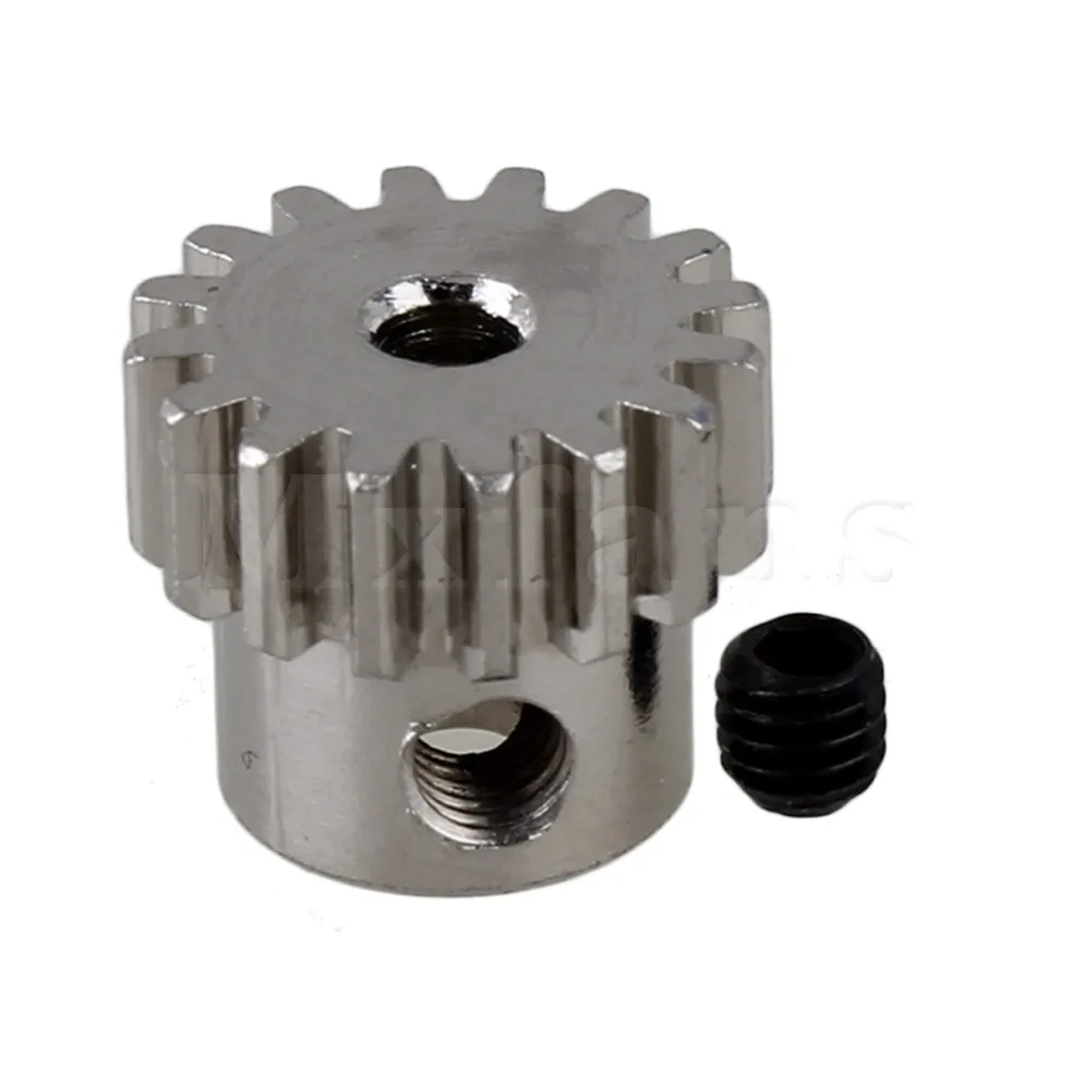 

Mxfans Silver 45#Steel Pinion Gear Level 18220 for 1:16 LargeFoot Model Car