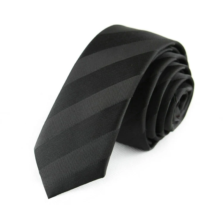 wide stripes Заводской эксклюзивный 5" Длинные мужские Узкие галстуки черный полиэстер шелк плед полосы точки жаккарда узкий 5 см галстук шеи галстук Вечерние - Цвет: wide stripes