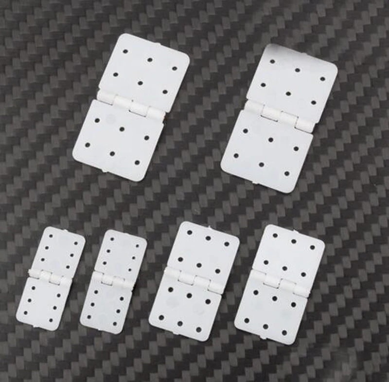 10PCS/Lot Plastic Hinge Flat Needle Binder KT Fixed wing Plane Hinge
