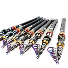 1,8 м 2,1 М 2,4 М 2,7-3,6 м высокоуглеродный для солёной воды, телескопический Удочка жесткая удочка карбон 1,8 м-3,6 М удочка Спиннинг Рыбалка Полюс