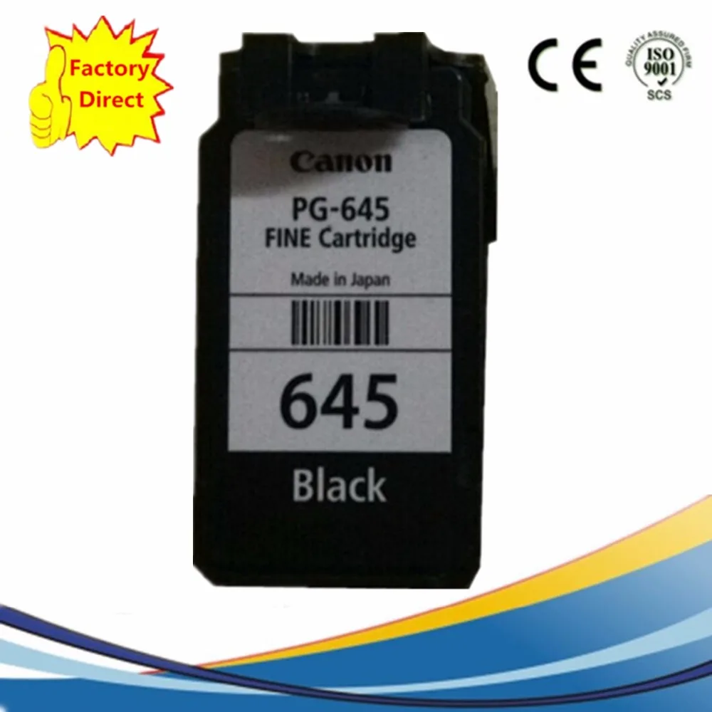 Черный PG645XL PG 645 XL 645XL PG-645XL PG645 PG-645 чернильный картридж для принтера Canon Pixma MG-2460 MG-2560 MG-2960 MG-2965