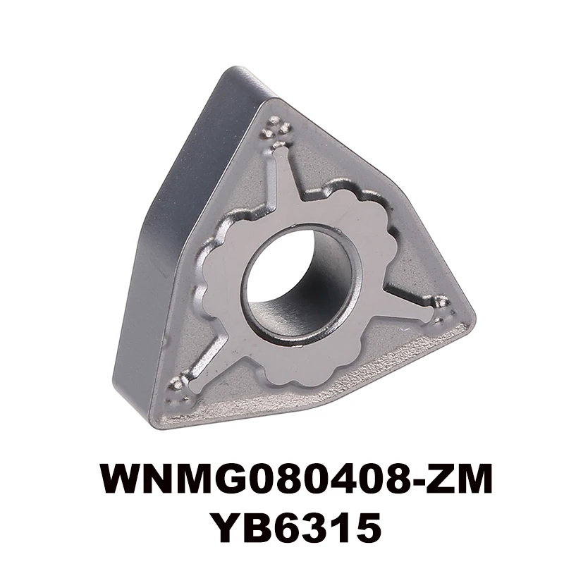 WNMG080408 ZM YB6315 карбидная токарная вставка инструмент для ЧПУ резьба материал сталь