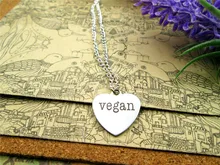 Fashion 20mm stainless steel circle ,heart circle,square, “vegan”   different shapes Charms  Pendant  necklace