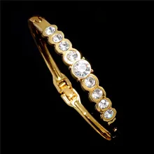 ZSHI Brand Hot Selling Women Tennis Bracelet Luxury Round Clear CZ Tennis Bracelets & Bangles for Elegant Party Jewelry