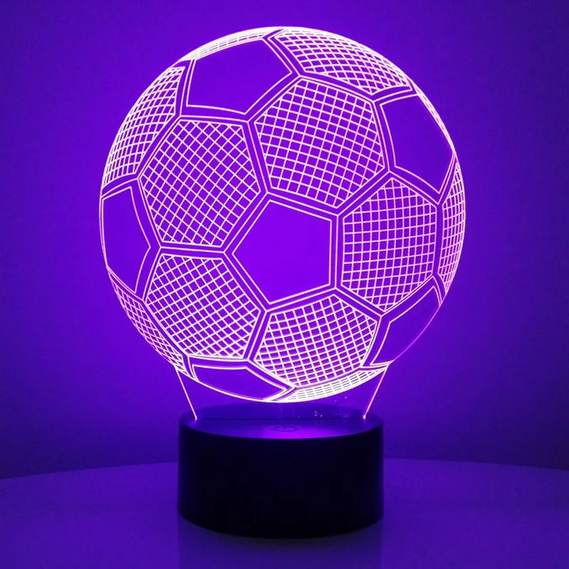 football 3D night lamp