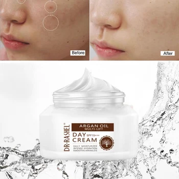 

Argan Oil Day Cream SPF 15+++ Amino Acid Collagen Face Whitening Creams Reduce Fine Lines 50g Face Cream