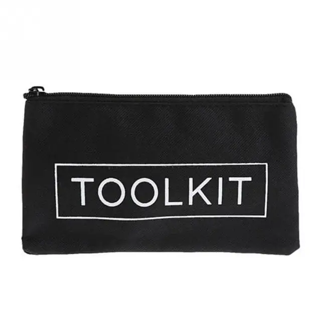 Simple Canvas Tools Set Bag Zipper Storage Instrument Kit Case Pouch Waterproof Chainsaws Lawn Mowers Tool Case Portable