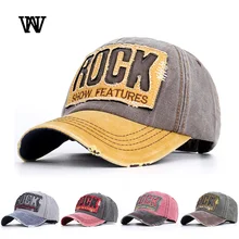 "Rock" бейсболка кепка мужская женская бейсбольная Кепка snapback шляпа для женщин папа шляпа вышивка регулируемая крышка Мужская кепка BQM-CZX50