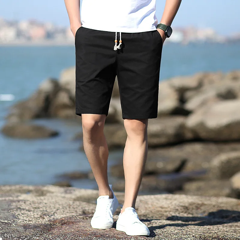 Aliexpress.com : Buy Hot Quality Shorts Men Straight Elastic Waist ...