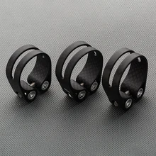 3K matte Carbon fiber seatpost clamp 14g Mountain Bike MTB Road Bike Clamp Bicycle Cycling Parts Seat clamp Clip 31.8mm/34.9mm