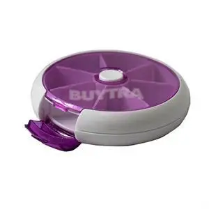 Mini Portable 7 Day Round Pill Box Medicine Tablet Vitamin Storage Holder Organizer | Дом и сад