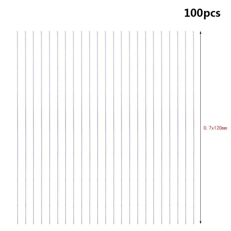 

100PCS Beading Needle Tools for Jewelry Making DIY Hand Stitches Sewing Needles DIY Embroidery Long Fine Steel Needle