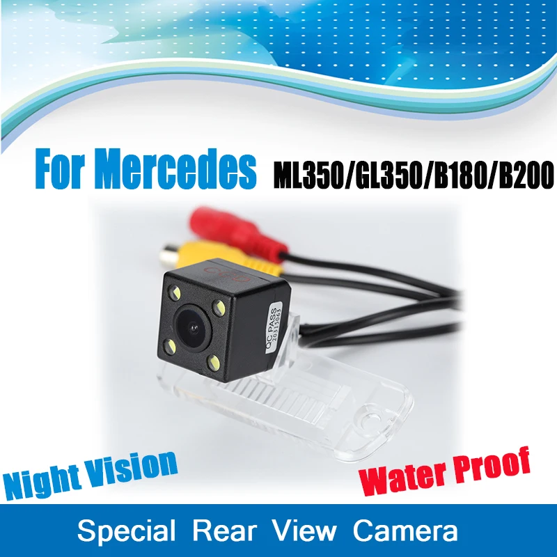 Специальный вид сзади Камера для Mercedes Benz B класс B200 B180 стойками для Mercedes ML350 W164, GL350 X164