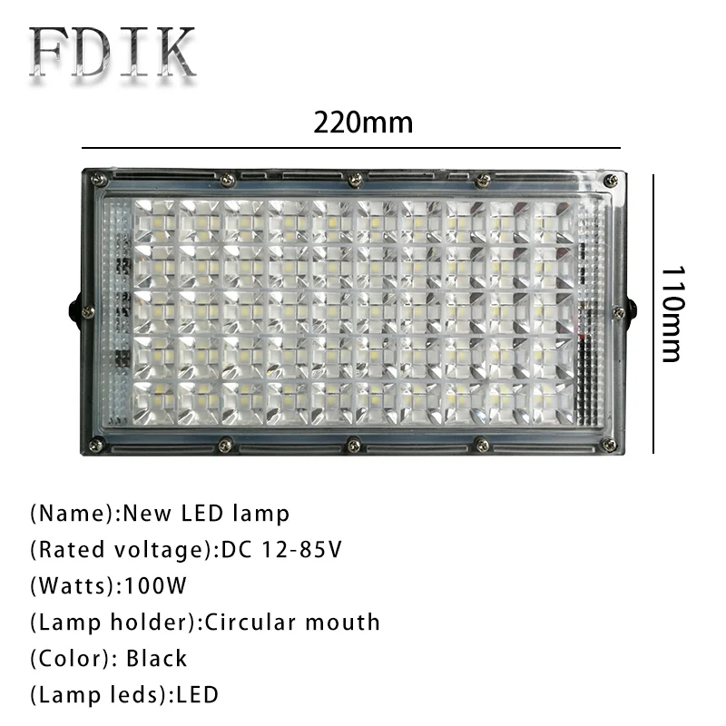 Светодиодный прожектор 50 Вт Водонепроницаемый IP66 Открытый Светодиодный прожектор светильник s светильник садовый светильник AC165~ 260 В Точечный светильник уличный светильник ing