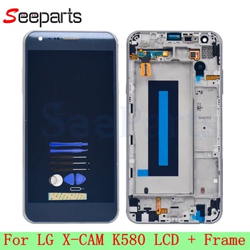

5.2" For LG X CAM K580 LCD Display Touch Screen Digitizer Assembly With Frame 1920*1080 For LG k580 LCD Pantalla Replacement