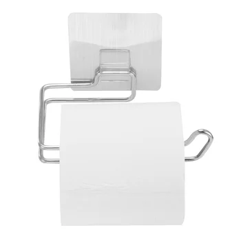 

Removable Stainless Steel Kitchen Tissue Holder Hanging Bathroom Toilet Roll Paper Holder Towel
