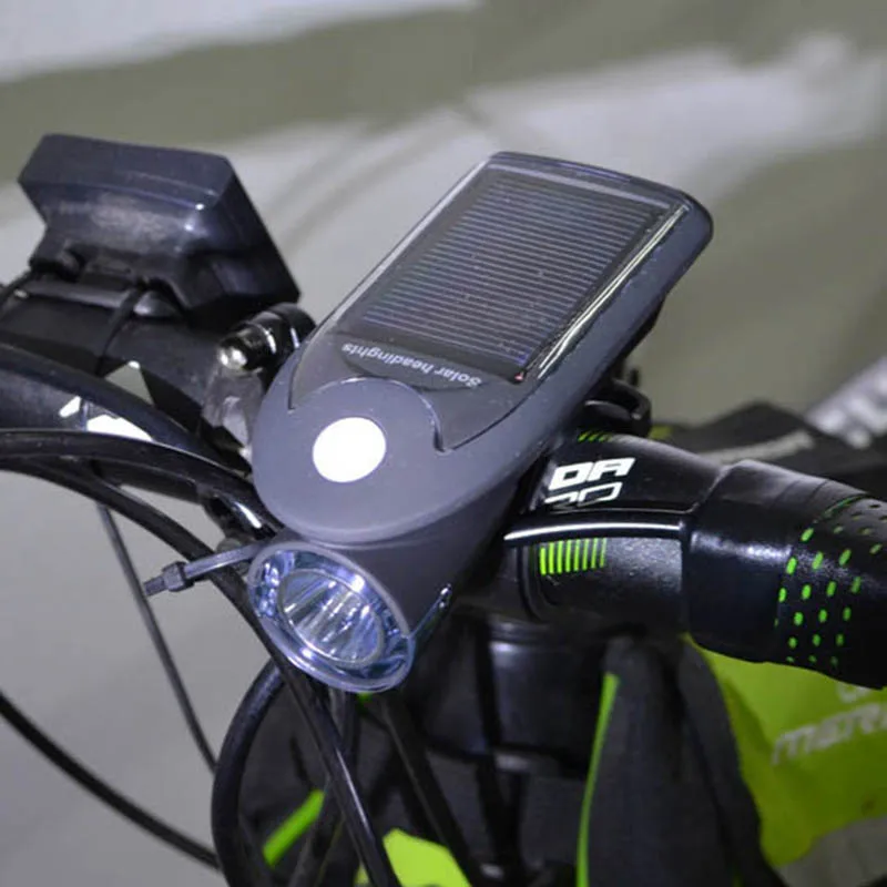 

New Style Solar Bicycle Lights Mountain Bike USB Charger Light 360 Rotating Base Riding Equipment