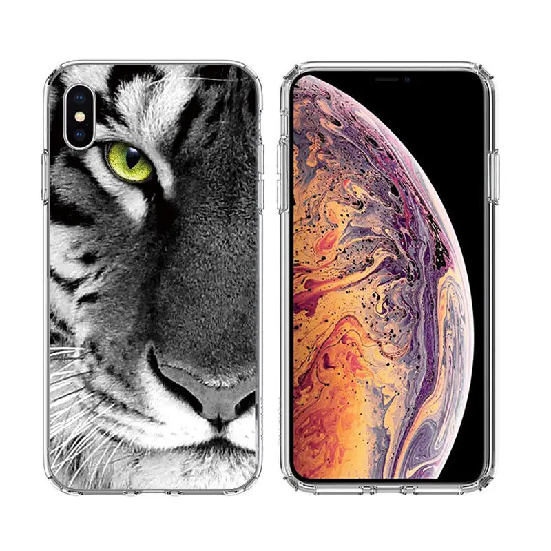 FOR iPhone X case Painting Silicon Cover FOR Iphone XS Max Soft Clear Protective TPU Back Cover FOR 4 4S 5 5S 6 6s7 8 Plus XR (3)