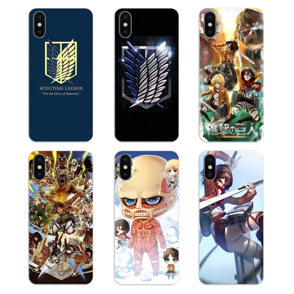 For HTC U11 One M7 M8 A9 M9 M10 E9 Desire 630 530 626 628 816 820 Motorola G G2 G3 Anime Attack on Titan wings Logo Phone Covers |