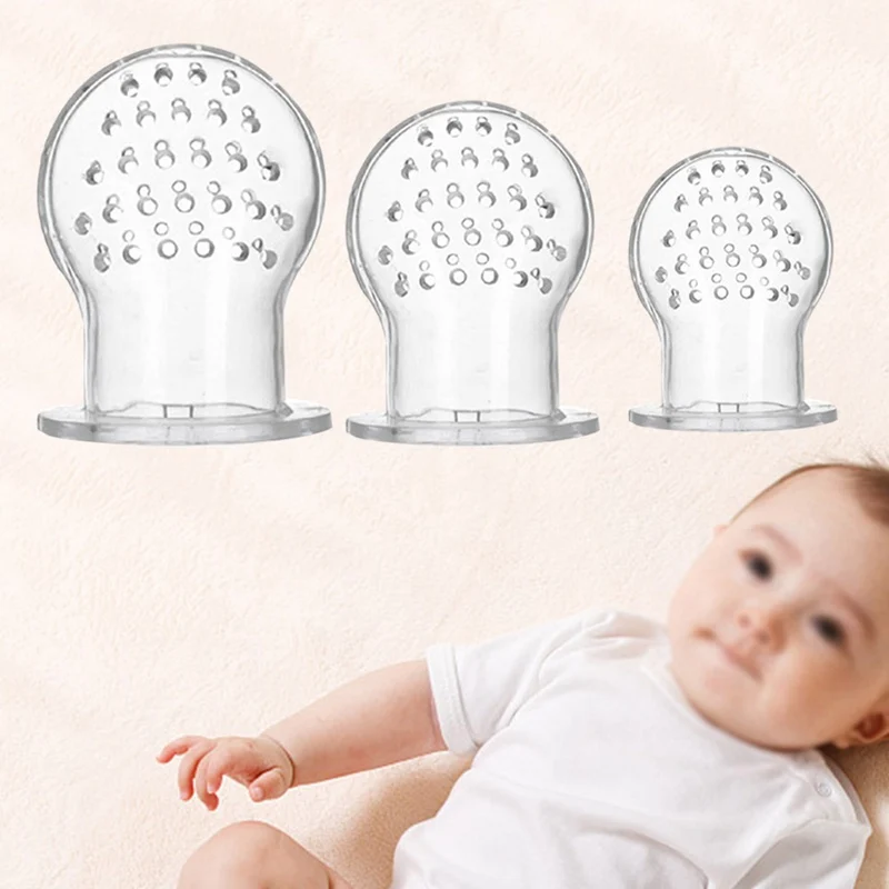 

Infant Pacifiers Silcone Baby Pacifier Fresh Food Feeder Feeding Nipple Dummy Fruit Nibbler Soother Bottle Clip Chain