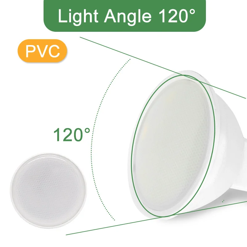 Kaguyahime светодиодный MR16 GU5.3 MR11 E27 GU10 Лампочка 8 Вт 7 Вт 6 Вт Светодиодный точечный светильник лампа AC 220V DC 12V высокая яркость светодиодный лампа светильник для дома светильник Инж - Испускаемый цвет: 6w 120 Angle