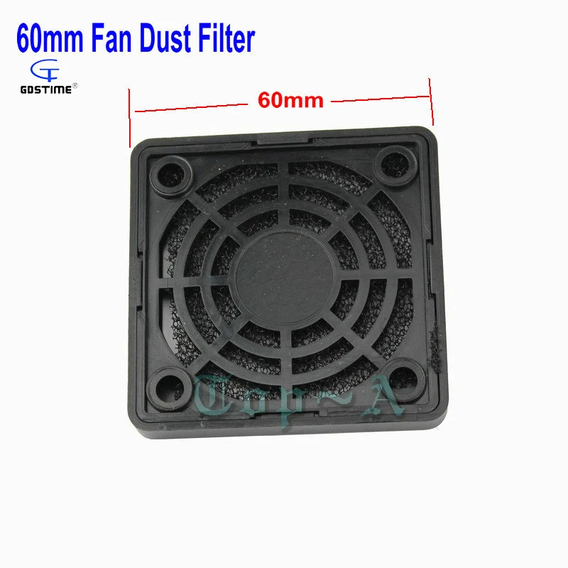 

Gdstime 5 Pieces Black PC Fan Dust Filter 6cm Plastic Dustproof Computer Case Strainer 60mm x 60mm Free Shipping