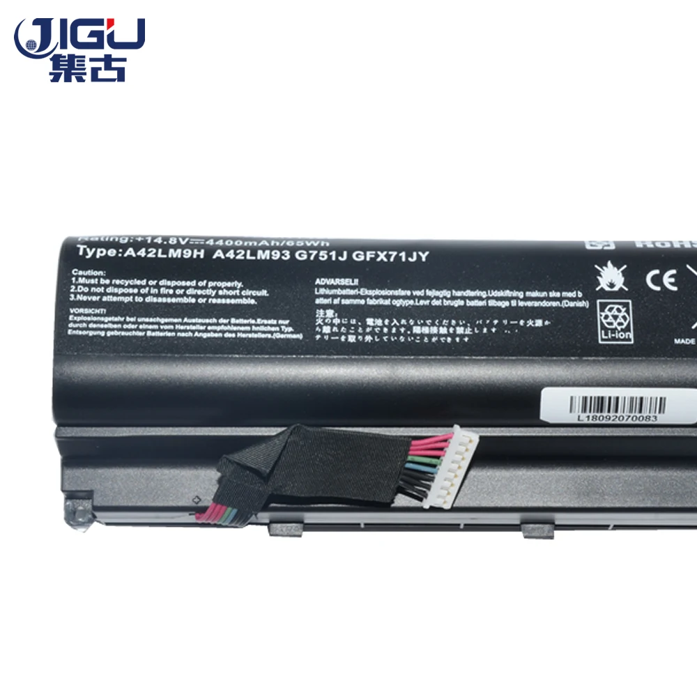 Ceny JIGU nowy akumulator do laptopa A42LM93 A42LM9H A42N1403 dla Asus G751 serii G751J G751JM G751JT G751JY GFX71 GFX71J GFX71JM GFX71JT