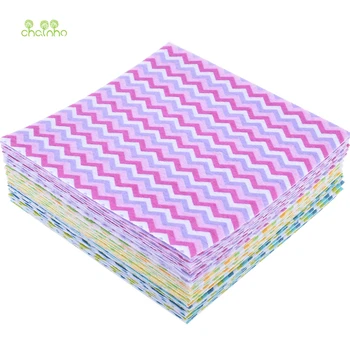 

12pcs/lot Printed Felt Non Woven Fabric 1mm Thickness Polyester Cloth For Sewing Dolls Home Decoration Pattern Bundle 15x15cm