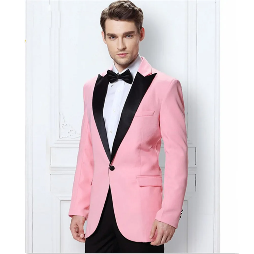 

Mens Suits Wedding Groom Best Man Blazers Regular 2 Pieces (Jacket+Pants) Slim Fit Classic Men Suit For Wedding Business Party