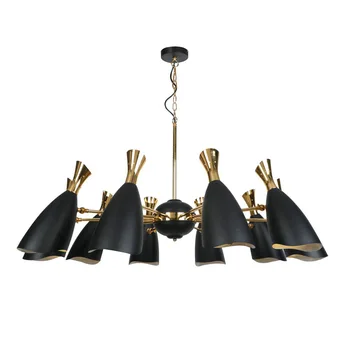 

Big Suona Chandelier lighting Scandinavian Postmodern Iron Indoor Conference Coffee Company Decorated Blackened Free Shipping