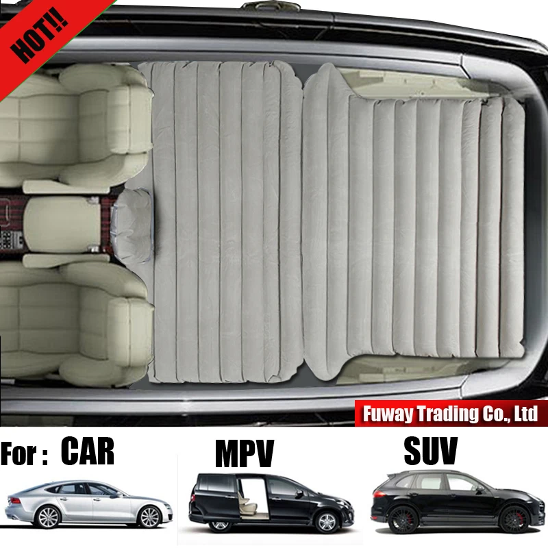 

Car MPV SUV 3 Multifunctio Inflatable Mattress With Air Pump Travel Camping Moisture-proof Car Back Seat Sleeping Rest Mattress