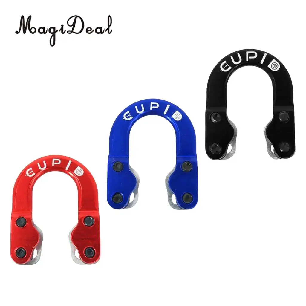 MagiDeal Metal D Loop Archery Release Bow String Nock D Loop Archery Accessory Black