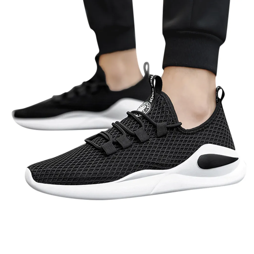 

New Men's Shoes Mesh Running Sports Shoes Are Breathable In Summer Shoe Outdoor Light Jogging Sneakers Traveling Walking Shoes