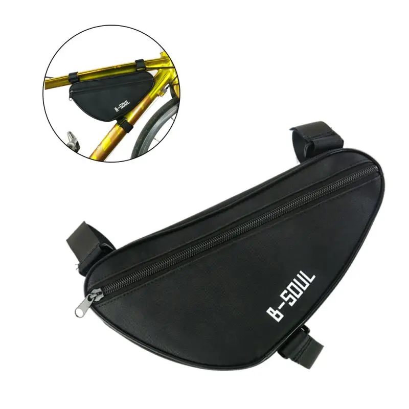 Top Waterproof Cycling Bag Triangle Bicycle Front Tube Frame Bag Outdoor Mountain Bike Pouch Bike Frame Bag Accessories New 3