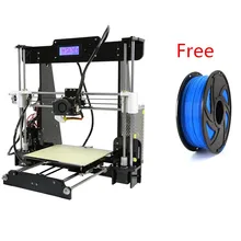 Promos Black Friday et Cyber Monday AliExpress 2017. Kits DIY Arduino, Raspberry, imprimantes 3D, caméras IP 152 Anet A8 Prusa i3 Reprap 3D Printer High Precision Impresora 3D DIY Printer Kit 1KG Filament Freely Easy Assemble Imprimante 3d
