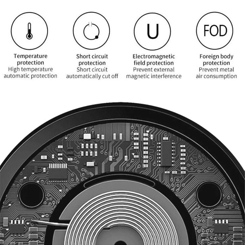 2in1 Fast Q1 10W Wireless Charging pad dock cradle