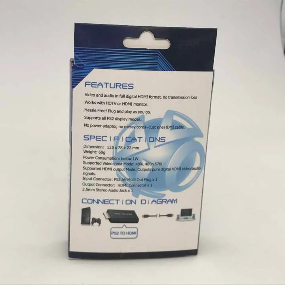 Адаптер PS 2 в HDMI для видеоадаптера 480i 480p 576i вход аудиовыход HDTV|hdmi video converter|hdmi audioto