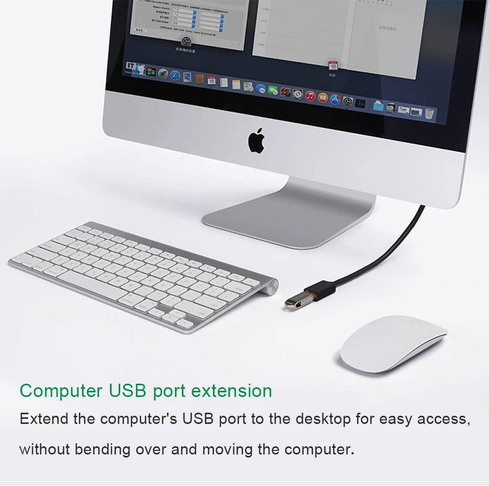 USB2.0 Extension Cable Male to Female Extender Cord Wire Cables  Extended for laptop PC Keyboard Printer Mouse Computer cable (3)