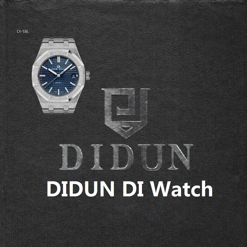 

DIDUN watch Mens Top Brand Luxury Watch Men Military Watch Shockproof 30m Waterproof Business Luminous Quartz Stainless steel
