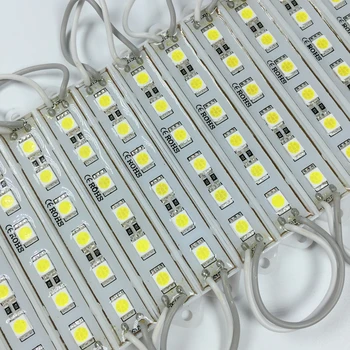 

DC12V LED Module 5050 6LEDs IP65 waterproof for advertisement backlighting 1.5W 75mm*12mm 1000pcs/Lot