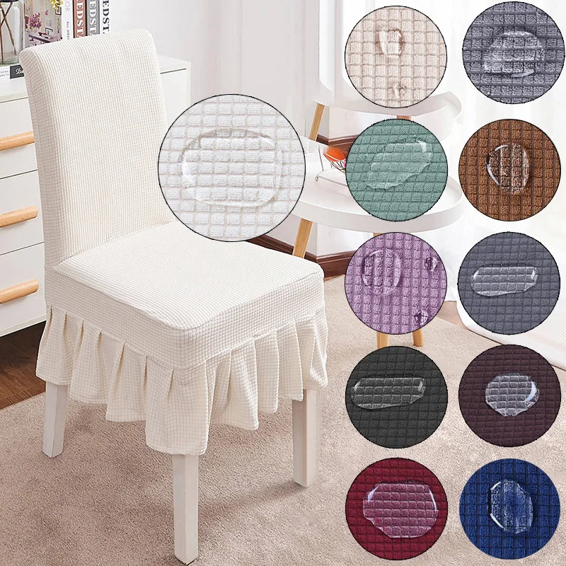 Super Soft Chair Protector Waterproof And Oilproof Stretch Chair Cover