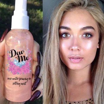 

Moisturizing Spray Facial Base Makeup Rose Water Shiny Primer Refreshing Women Face Cosmetic 88