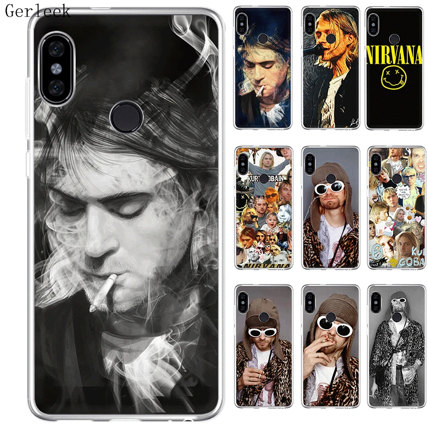 

Desxz Kurt Cobain Nirvana Case For Xiaomi Redmi Note 6 7 3 Pro 4 4X 5 5A Cover Bag