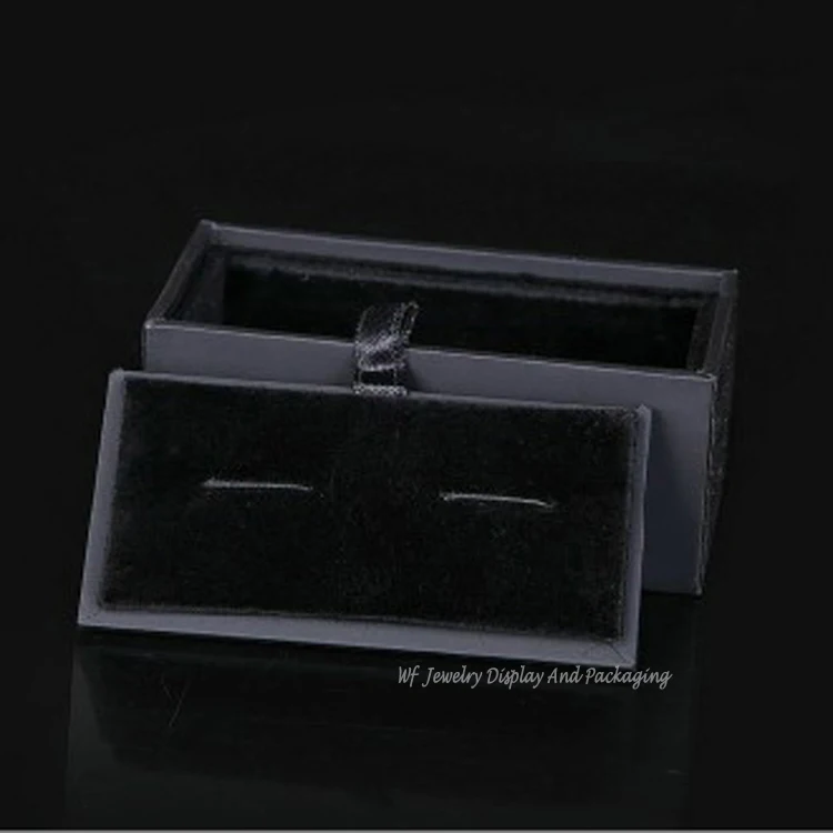 High Quality 50pcs Cufflink Boxes Festival Gift Box Jewelry Packaging